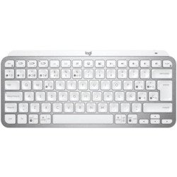 Teclado logitech mx keys gris palido wireless inalambrico espanol bateria