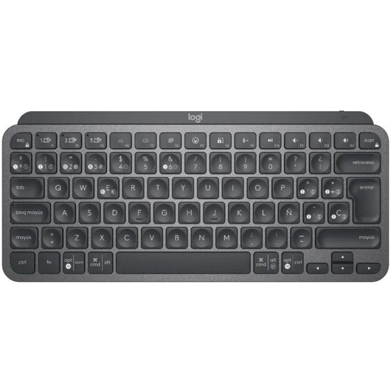 Teclado logitech mx keys mini grafito wireless inalambrico espanol bateria