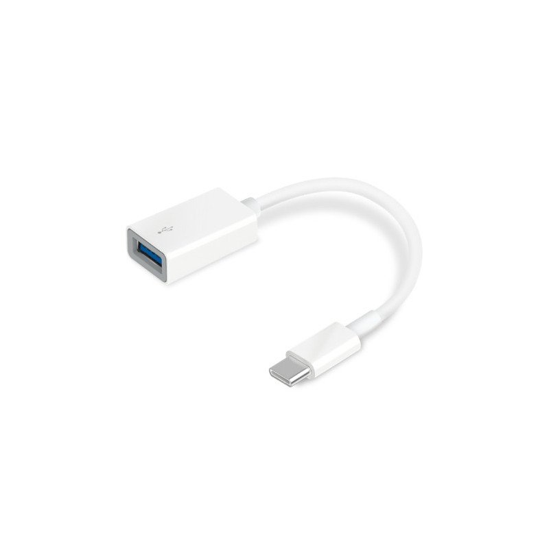 Adaptador usb 3.0 tipo c a usb tipo a tp - link uc400 macho - hembra blanco