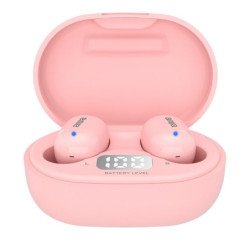 Auriculares inalambricos aiwa ebtw - 150 bluetooth rosa + estuche de carga