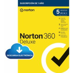 Antivirus norton 360 deluxe 50gb espanol 1 usuario 5 dispositivos 1 ano esd electronica drmkey gum