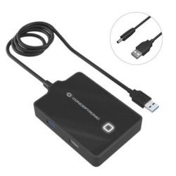 Hub usb 2.0 - 3.0 conceptronic hubbies10b 4 puertos y cable de 90cm