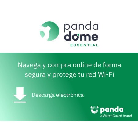Antivirus panda dome essential ilimitado 1 ano esd licencia electronica