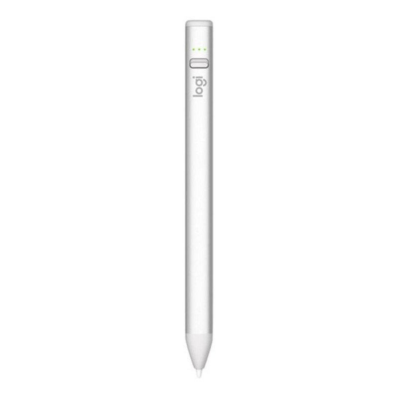 Lapiz digital logitech crayon silver usb - c para ipad - con tecnologia apple pencil