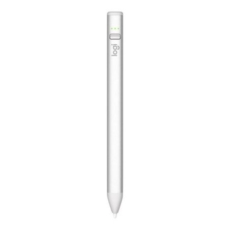Lapiz digital logitech crayon silver usb - c para ipad - con tecnologia apple pencil