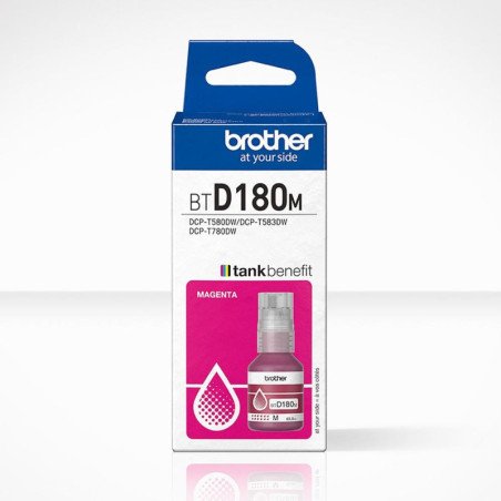 Botella tinta brother btd180m magenta 5000 paginas