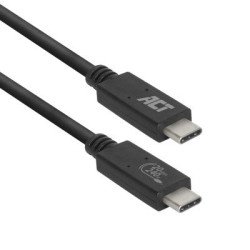 Cable usb - c act connectivity carga 240w mas datos 20 gbps 1.m certificado usb - if