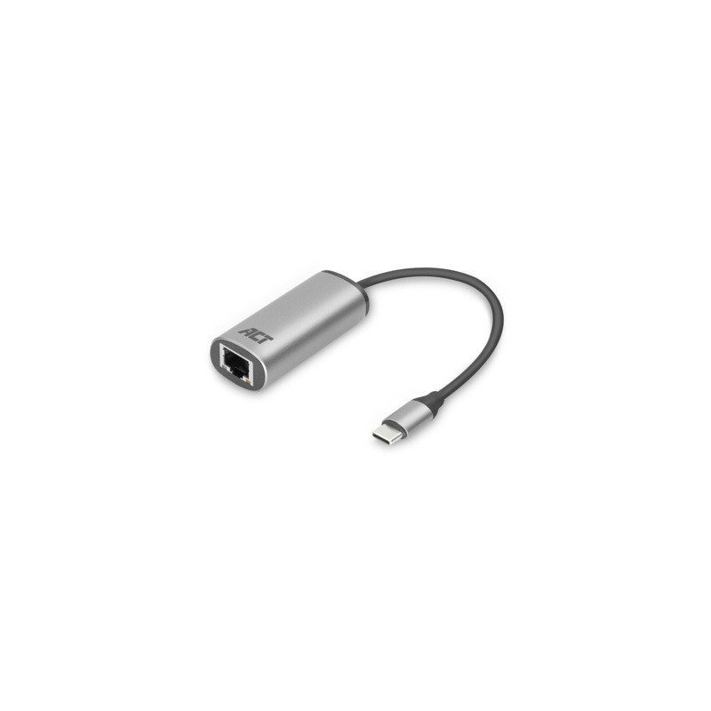 Adaptador act connectivity usb - c a rj45 ethernet 2.5gb
