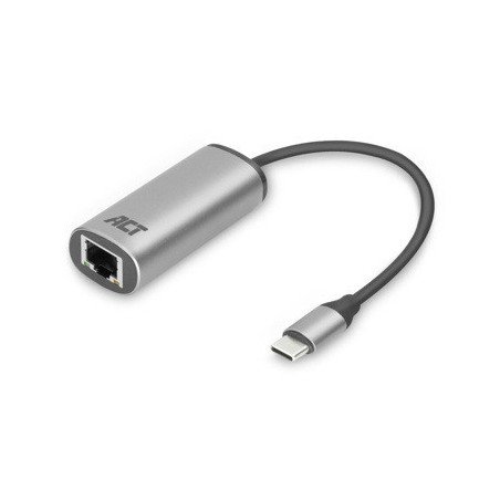Adaptador act connectivity usb - c a rj45 ethernet 2.5gb