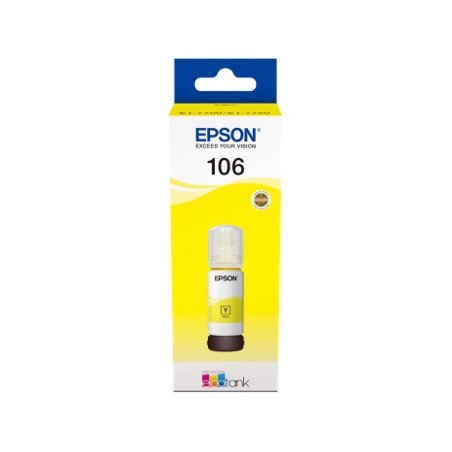 Cartucho tinta epson c13t00r440 106 ecotank amarillo ink et - 7700 - et - 7750