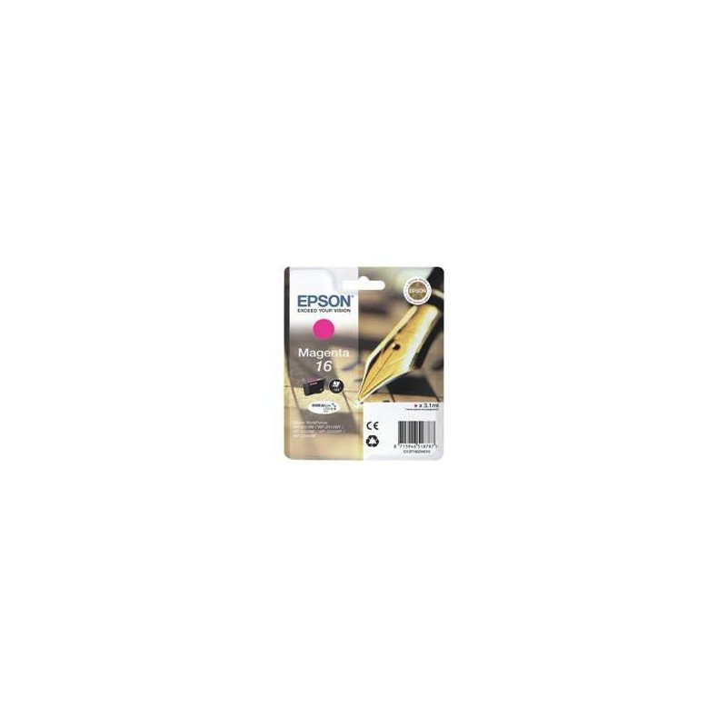 Cartucho tinta epson t162340 magenta wf - 2010 - 2510 - 2520 - 2530 - 2540 - pluma