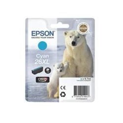 Cartucho tinta epson t263240 cian xl xp - 600 - 605 - 700 - 800 - oso polar