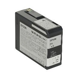 Cartucho tinta epson t5801 negro photo 80ml stylus pro 3800 - 3880