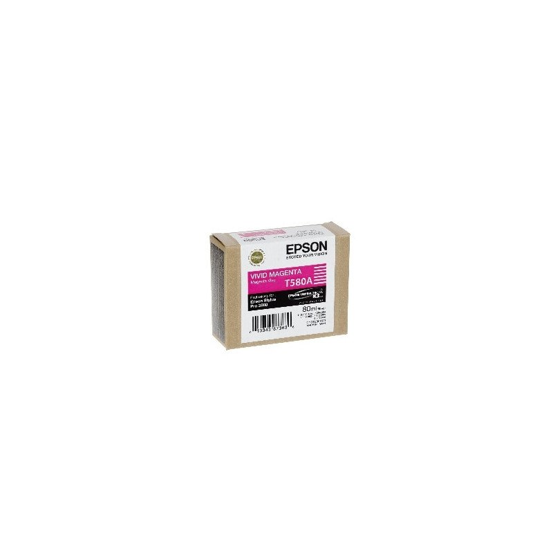 Cartucho tinta epson t580a magenta vivo 80ml stylus pro 3880