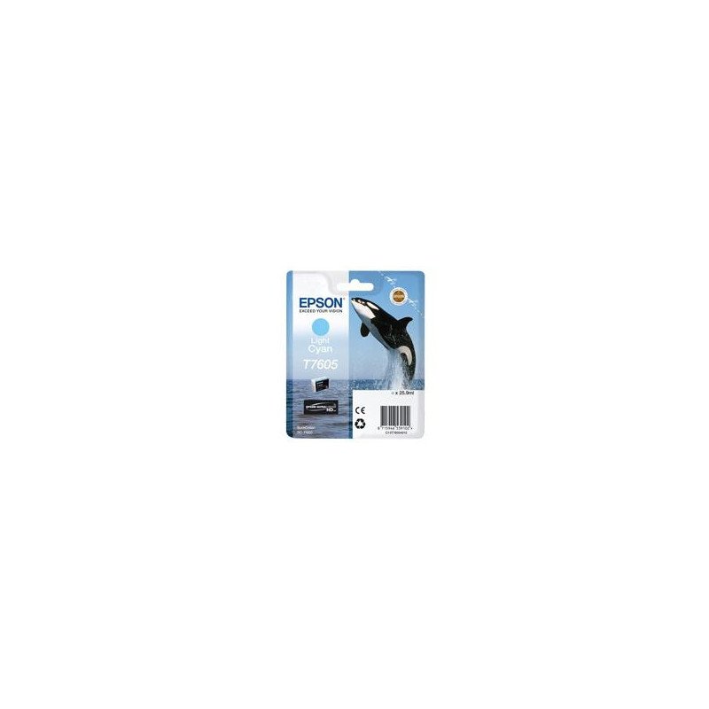 Cartucho tinta epson t760540 cian claro supercolor p600sc - p600 - orca