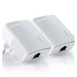 Pack x2 adaptadores de red linea electrica 500mbps powerline tp - link tl - pa4010kit