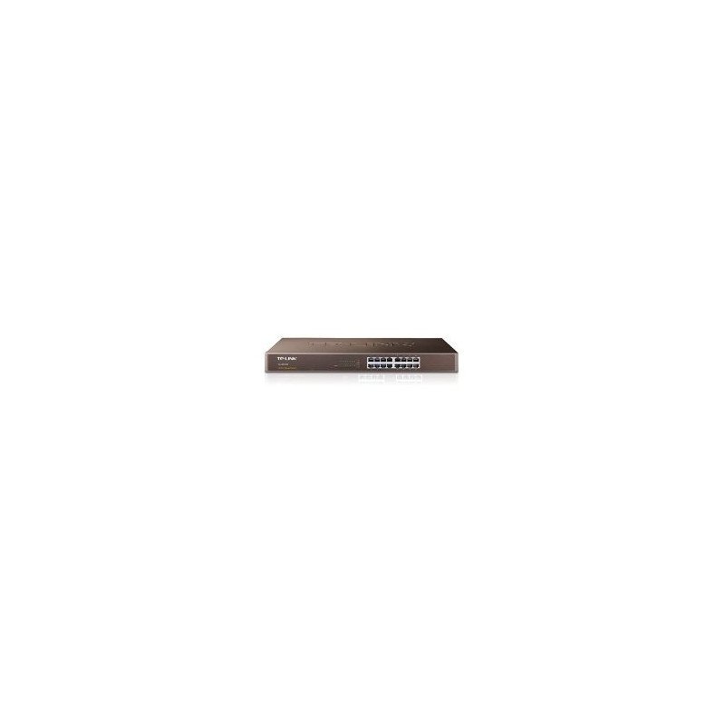 Switch 16 puertos 10 - 100 - 1000 rack 19 pulgadas tp - link