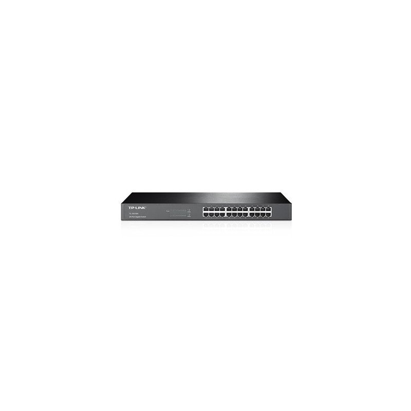 Switch 24 puertso 10 - 100 - 1000 rack 19 pulgadas 1u tp - link