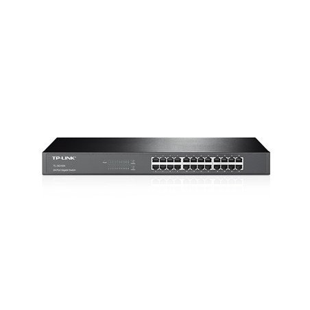 Switch 24 puertso 10 - 100 - 1000 rack 19 pulgadas 1u tp - link