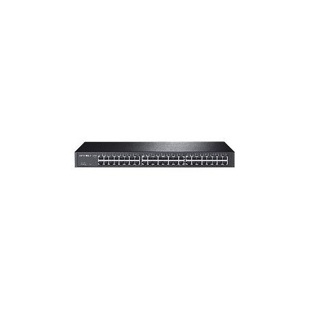 Switch 48 puertos 10 - 100 - 1000 rack 19 pulgadas 1u tp - link