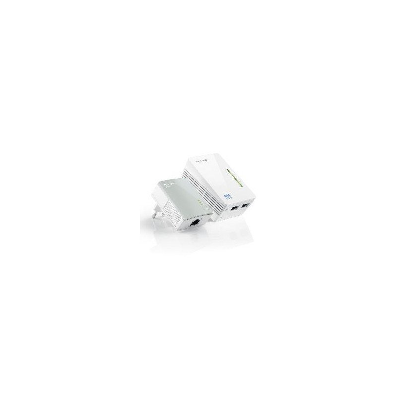Pack 1 adaptador de red wifi +1 normal 500mbps linea electrica powerline tp - link