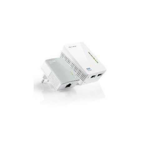 Pack 1 adaptador de red wifi +1 normal 500mbps linea electrica powerline tp - link