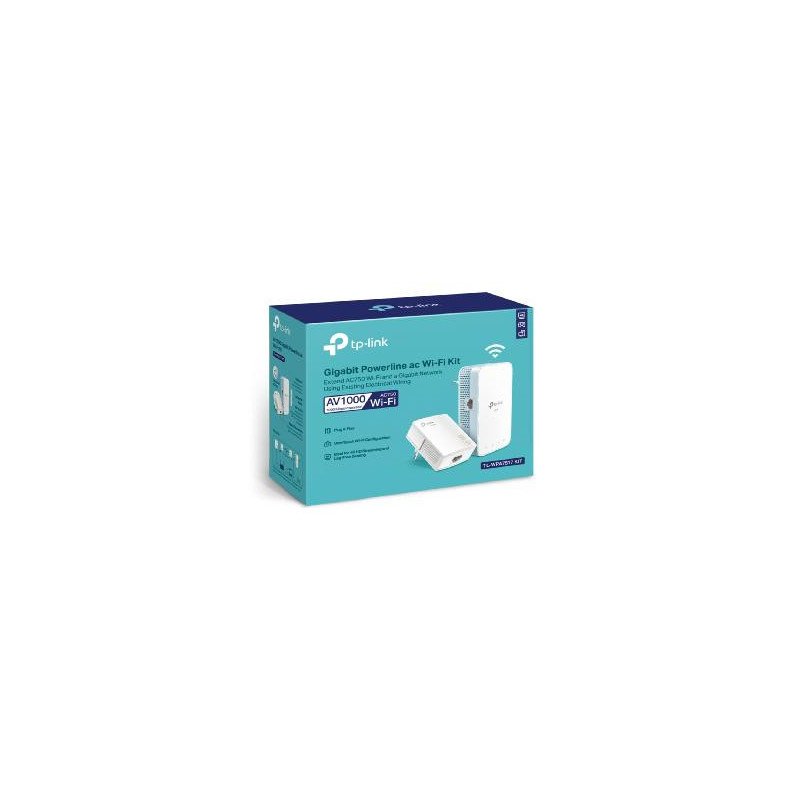 Kit de adaptadores powerline ac tp - link tl - wpa7517 kit dual band