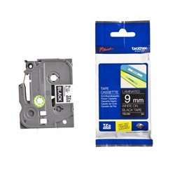 Cinta laminada brother tze325 9mm x 8m negro - blanco
