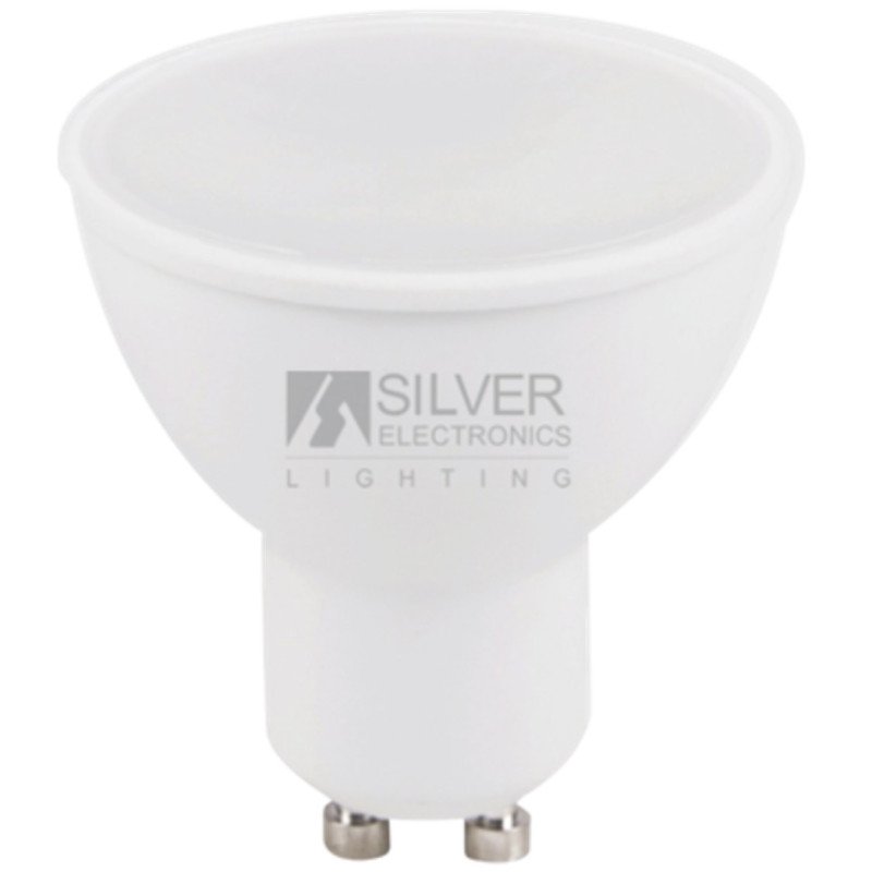 Bombilla led silver electronic eco multi - led dicroica 7w equiv. 44w - gu10 - 3000k - 567 lm - 120o - luz calida - a+