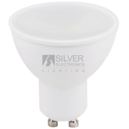 Bombilla led silver electronic eco multi - led dicroica 7w equiv. 44w - gu10 - 3000k - 567 lm - 120o - luz calida - a+