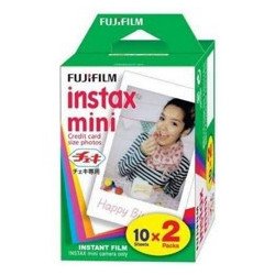 Pack 2 cartuchos - carga fujifilm 10 fotos instax mini