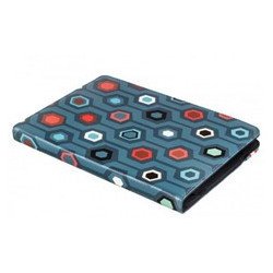 Funda bookcase universal silver ht + protector de pantalla