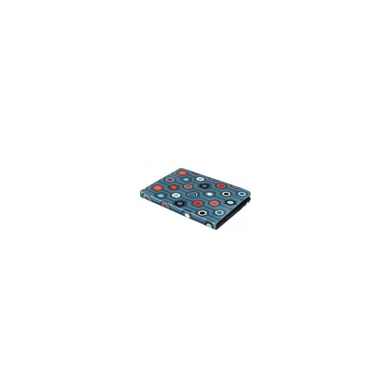 Funda bookcase universal silver ht + protector de pantalla