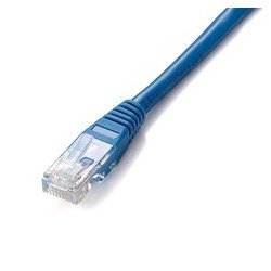 Cable red equip latiguillo rj45 u - utp cat6 20m azul