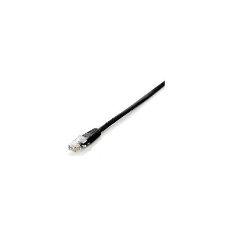 Cable red equip latiguillo rj45 u - utp cat6 1m negro