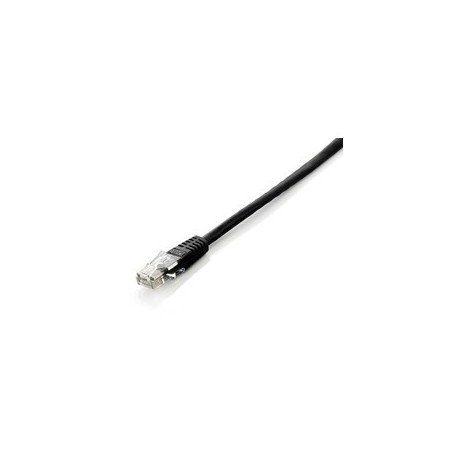 Cable red equip latiguillo rj45 u - utp cat6 0.25m negro