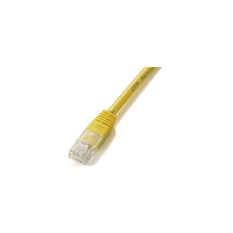 Cable red equip latiguillo rj45 u - utp cat6 10m amarillo