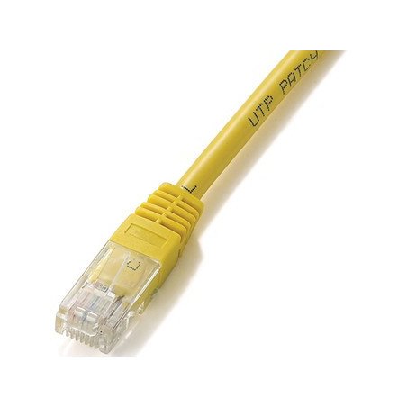Cable red equip latiguillo rj45 u - utp cat6 10m amarillo