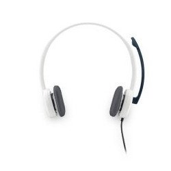 Auriculares con microfono logitech headset h150 blanco