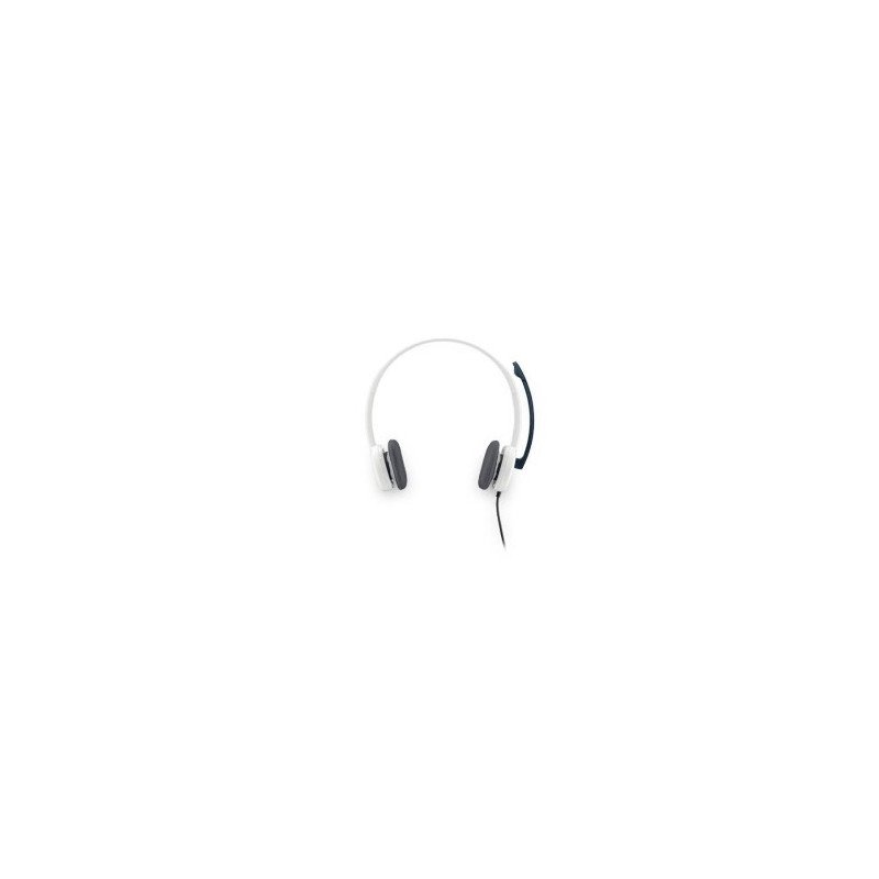 Auriculares con microfono logitech headset h150 blanco