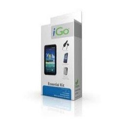 Accesorio ipad 2 essential kit igo. funda protectora silicona + protector pantalla diamant+ cargador mechero - coche + cable car