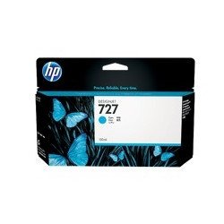 Cartucho tinta hp 727 b3p19a cian t1500 - t1530 - t2500 - t2530 - t920