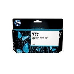 Cartucho tinta hp 727 b3p22a negro mate