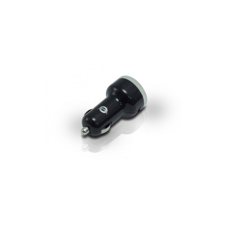 Cargador mechero - coche usb conceptronic x2 para moviles gps mp3 camaras etc 2000ma 5v