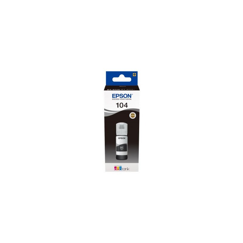 Cartucho ecotank epson 104 negro ink 65ml botella