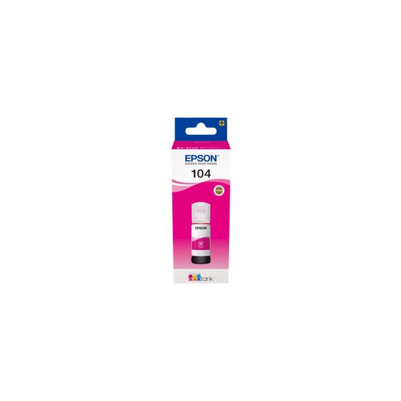 Cartucho ecotank epson 104 magenta ink 65ml botella