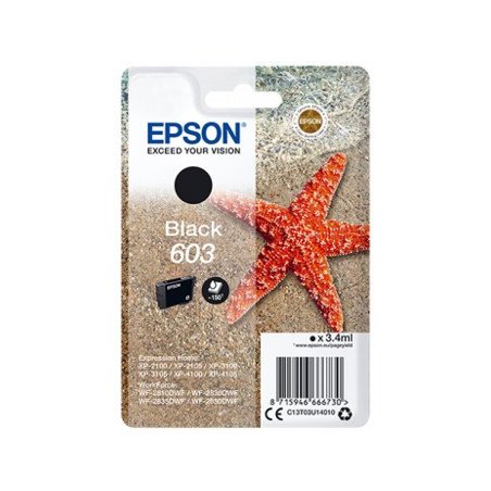 Cartucho tinta epson c13t03u14010 singlepack negro 603 estrella de mar