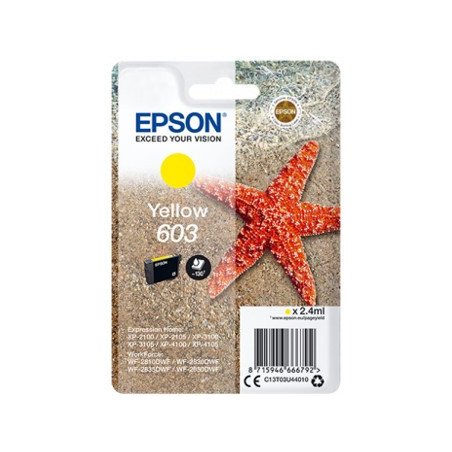 Cartucho tinta epson c13t03u44010 singlepack amarillo 603 estrella de mar
