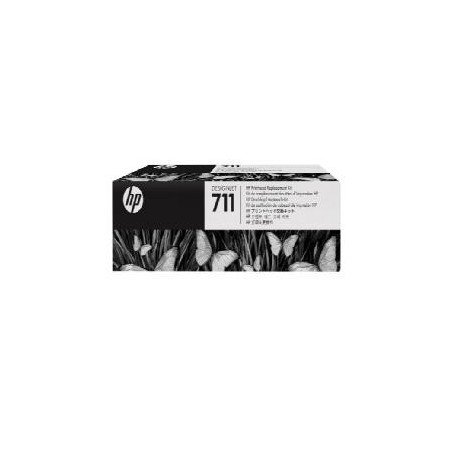 Cabezal impresion hp 711 c1q10a negro amarillo cian magenta t120