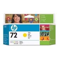 Cartucho tinta hp 72 c9373a amarillo 130ml t610 - t1100